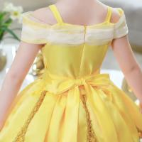 Belle Cosplay Vestido de princesa niñas cumpleaños encanto disfraz niños carnaval fiesta puesta en escena Vestido niños disfraz Vestido - details 23