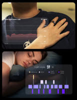 Anillo inteligente SANLEPUS para seguimiento de fitness y salud |   Rastreador de actividad (pasos, calorías, sueño, estrés) |   Aplicación QRing |   Compatible con iPhone/Android/Xiaomi - details 5