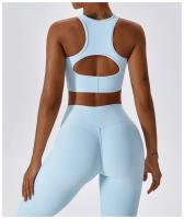 Sujetadores deportivos para mujer, ropa interior de alta intensidad para gimnasio, correr, Yoga, hermosa espalda seca, a prueba de golpes, sujetador de entrenamiento de canalé, Fitness sin costuras - details 18