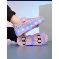 Zapatillas de Skate LED para Niños Calzado Deportivo de Patinaje Desmontable para Primavera/Verano - details 13