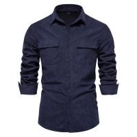 Nueva camisa de pana de otoño, camisa de manga larga para hombre, informal, delgada, versátil, a la moda - details 7
