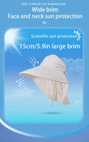 Gorra de Sol con Protección UV 100% para Mujer Sombrero de Verano con Tirantes Grandes - details 4