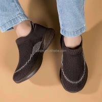 Nuevos y cómodos calcetines de punto ultraligeros de tamaño completo para caminar para bebé 27-38, zapatos deportivos antideslizantes, precio bajo - details 9