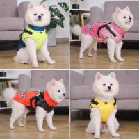 Chaqueta cálida de invierno con arnés para perros pequeños y medianos, abrigo de algodón grueso impermeable para mascotas, ropa para Chihuahua, Bulldog francés - details 9