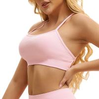 Sujetador deportivo dinámico con espalda descubierta para mujer, ropa interior deportiva de alto impacto, Top corto cruzado para gimnasio, entrenamiento, correr, sujetadores sin costuras - details 9