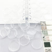 Discos de encuadernación supertransparentes, anillas de encuadernación para cuaderno, suministros escolares y de oficina, 100 piezas - details 1