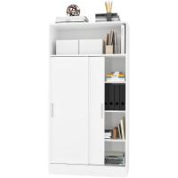 Multiusos de Gran Capacidad con Puertas correderas en Color Blanco (Alto 157 / Ancho 82 / Fondo 38) cm - details 3