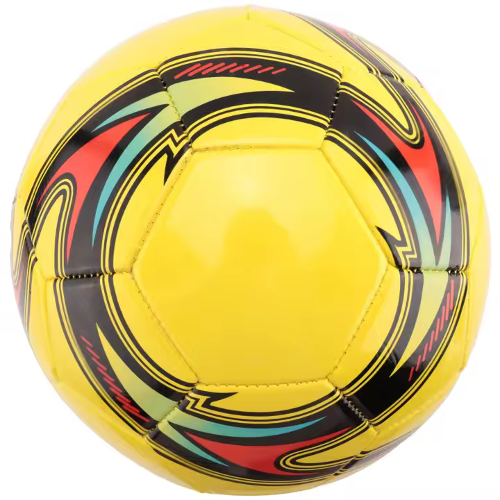 Balón de fútbol de cuero de tren, juego de fútbol antideslizante para interiores y exteriores, talla 5 - 1