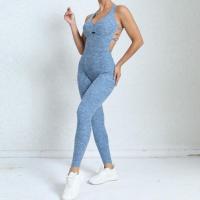 Mallas deportivas ahuecadas plisadas para otoño e invierno, conjunto de mono de Yoga, Leggings deportivos sin espalda que se abrazan al cuerpo, nuevo - details 57
