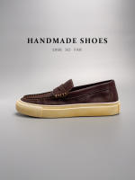 Cuero lavado al agua, primera capa de cuero de vaca, zapatos de hombre hechos a mano, estilo vintage. - details 21
