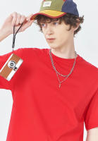 Camiseta de Algodón 100% de Calidad Unisex Cuello Redondo Manga Corta Para Primavera/Verano - details 6
