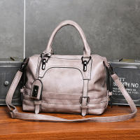 Bolso De Gran Capacidad Para Mujer, Bolso De Mujer De Cuero De Cera De Aceite, Bolso De Mensajero De Hombro. - details 9