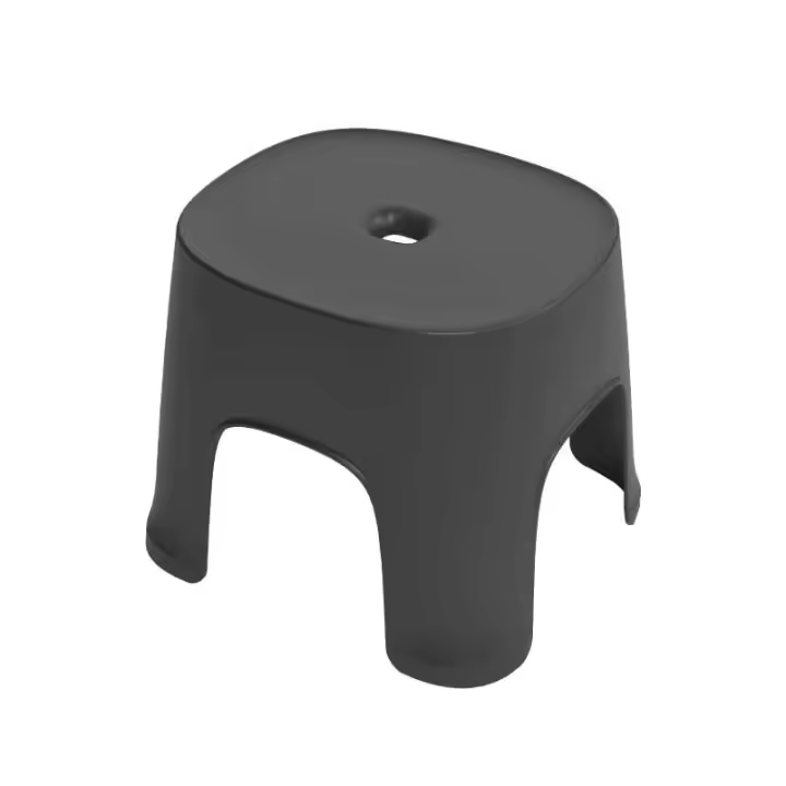 Muebles para el hogar de alta calidad, diseño colorido, apilables de plástico, baño, inodoro, asiento para niños, taburete redondo - 1