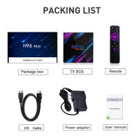H96MAX RK3318 Dispositivo de TV inteligente Android 10,0 WiFi Dual 2,4G y 5G BT4.0 Google Play Youtube Set Top Box H96MAX Dispositivo de TV para el hogar - details 13