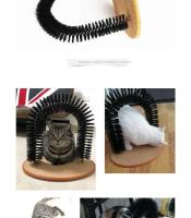 Juguetes para gatos arcos auto-masaje cepillo de acicalamiento mascota gato rascador alfombra juguetes interactivos - details 11