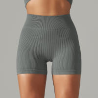 Hamidou-pantalones cortos deportivos para mujer, mallas transpirables de cintura alta para Yoga, correr, ciclismo, entrenamiento, gimnasio, Verano - details 15
