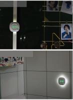 Luz Nocturna LED con Sensor de movimiento PIR con reloj de tiempo para el hogar, dormitorio, escaleras, lámpara de pared, brillo, batería, 2 colores de iluminación - details 12