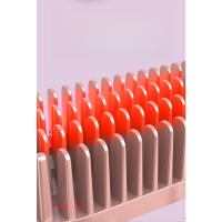 Peinador portátil para alisar el cabello anion alisador doméstico para el cabello puffy electric roll peine recto roll doble uso - details 8