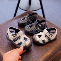 Zapatos de suela blanda para primeros pasos para niños, zapatillas de playa antipatadas con cabeza hueca, informales, para vacaciones, verano, 2024 - details 1