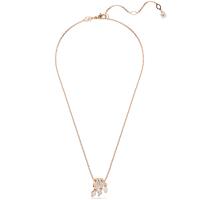 Swarosk-Colgante de piedra de circón transparente para mujer, oro rosa, colgante de plata, cristal pavimentado, collar con garra de dragón, regalo de joyería ﻿ - details 1