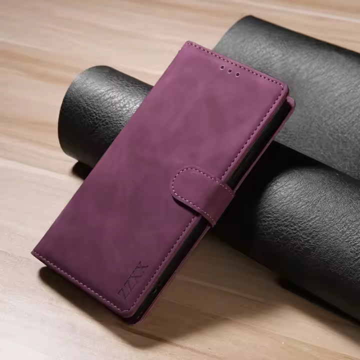 Funda de cuero con tapa magnética con soporte para tarjetas tipo billetera para Xiaomi Poco X7 X6 Pro X5 M5s C50 C40 X4 Pro M4 Pro X3 NFC F3 11T 12 Lite 12T - 1