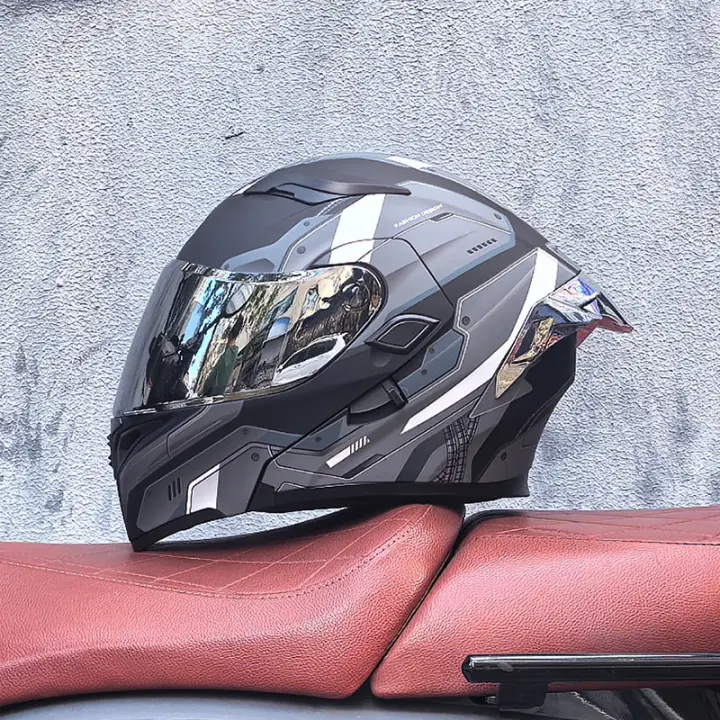 Casco moto mujer modular aire libre seguro carretera trail hombre - 1