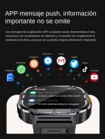 Ivanony Reloj Inteligente 2024 Llamadas Bluetooth, Resistente al Agua IP68, Luz de Flash, Mensajes Sociales, Batería de 400mah, Pantalla de 2.0 pulgadas, Sistema de Operación Android Wear - details 6