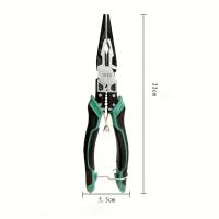 Alicates peladores multifuncionales especiales para electricista, divisor de cables, tijeras de desconexión, alicates de corte de cables de presión - details 0