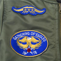 Chaqueta de Vuelo de Bombero de Ejército Americano Ma-1 Ropa de Invierno para Niños con Parche Topgun Zapatos y Ropa de Niños - details 17