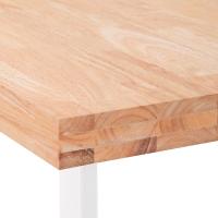 Mesa de estudio, escritorio o despacho, mesa de oficina, color madera salvaje y blanco, medidas: 120 cm (largo) x 60 cm (ancho) x 73 cm (alto) - details 4