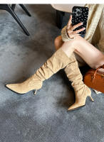 Nuevas botas de tacón de aguja de gamuza botas de mujer - details 16