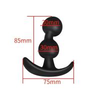 Juego de cuentas grandes y pequeñas de silicona, tapón Anal portátil, masaje de próstata, punto G, juguete sexual para hombre y mujer - details 11