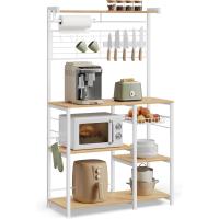 Soporte para Panadería, Isla de Cocina con Tira Magnética de Cuchillo, Cesta de Alambre, - details 6