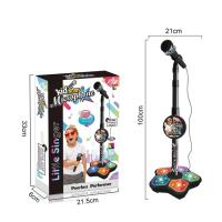 Karaoke con micrófono de pie, máquina de canciones, instrumento musical, juguete educativo y de entrenamiento - details 9