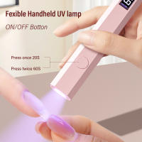 Secador de Uñas Mini Portátil CNHIDS Lámpara de Espejo LED UV Secado Rápido de Gel - details 2