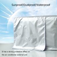 Cubierta de aire acondicionado antipolvo, bloque de limpieza, luz solar, antinieve, Protector de aire acondicionado impermeable, máquina principal - details 7