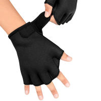 Guantes acuáticos para hombre y mujer, Manoplas de entrenamiento de resistencia al agua, gimnasio, Fitness y natación, 1 par - details 4