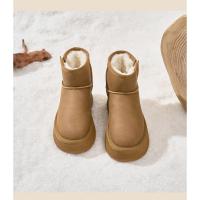 Botas de nieve, nueva moda 2025 con botines sencillos, zapatos de algodón cálidos - details 13