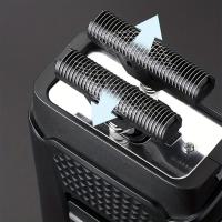 Afeitadora de Doble Cabeza Recargable Cuchillas de Precisión Eléctricas y para Calvos para un Afeitado Suave y Cómodo - details 2