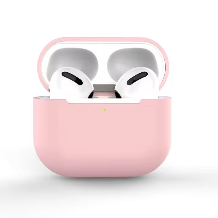 Fundas y cubiertas para auriculares inalámbricos, cubierta suave ultrafina, silicona líquida dividida para IOS 3 - 1