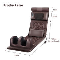 Colchón de masaje eléctrico, cojín masajeador con calefacción vibratoria para cuello, espalda, pie, dolor de cuerpo completo, alivio del estrés, relajación corporal - details 0