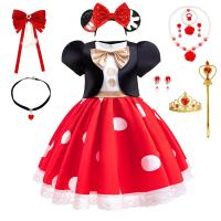 Disfraz brillante de Minnie Mouse para niñas pequeñas y niños, disfraz de Cosplay para niñas, fiesta de cumpleaños, vestido elegante de Pascua - details 1