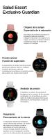 2025 Reloj Inteligente Mujer, Reloj Inteligente con Pantalla AMOLED de 1.32", Llamada Bluetooth, Esfera de Reloj Personalizada, Podómetro, Monitor de Oxígeno en Sangre, Frecuencia Cardíaca y Sueño, Compatible con iPhone Android, Correas Dobles - Acero y S - details 13