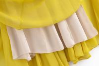 Ropa de mujer europea y americana popular vestido midi con correa de hombro ancho vestido - details 11
