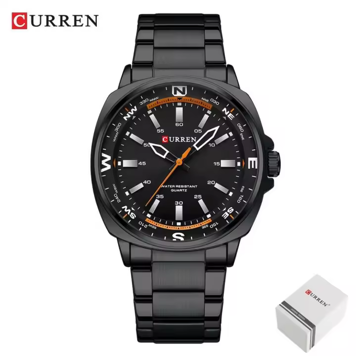Reloj de Cuarzo Premium CURREN 8455 Diseño Analógico de Moda de Negocios de Ocio para Hombres - 1