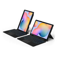 Teclado inteligente compatible con Bluetooth para Samsung Galaxy Tab S6 Lite, funda de tableta de 10,4 pulgadas, Trackpad retroiluminado, Teclado dividido - details 23