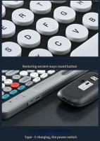 Teclado inalámbrico portátil para ordenador portátil, dispositivo silencioso con Bluetooth, 2,4G - details 11