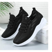 Zapatillas de running ligeras de malla con suela blanda para mujer, zapatillas deportivas informales huecas y transpirables - details 31
