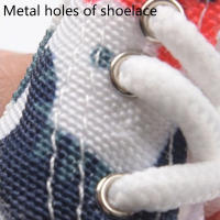 4 Uds. Preciosos zapatos de lona resistentes al desgaste para perros, botas vaqueras antideslizantes a la moda para mascotas, calzado transpirable, zapatillas deportivas para cachorros al aire libre - details 10