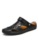 2025 nuevas sandalias de hombre, sandalias huecas de doble uso, sandalias casuales de playa transpirables para hombre de talla grande - details 3